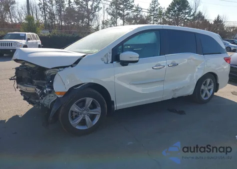 2018 Honda Odyssey Ex-L from USA, damaged, VIN 5FNRL6H79JB014419